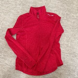 Brooks Women's Pink/Red running 1/2 zip